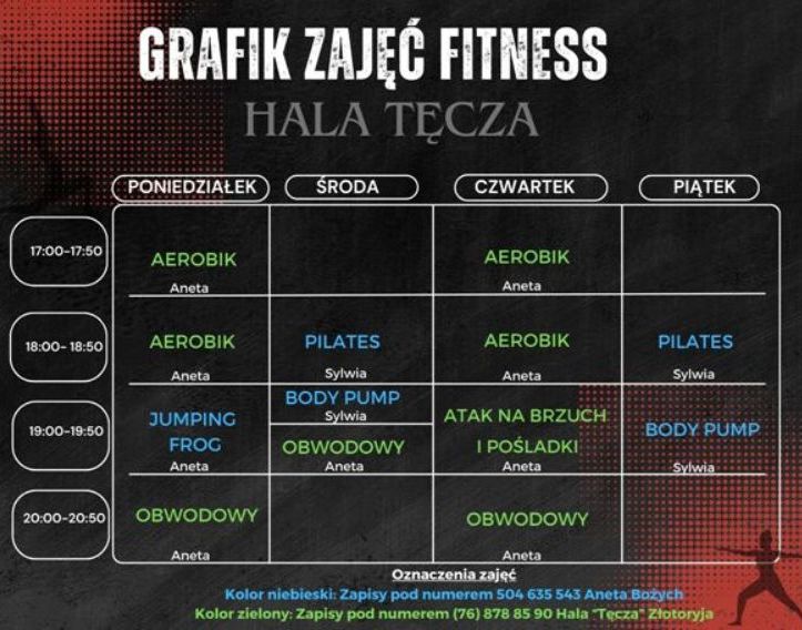 grafik fitness mała